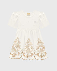 Vestido Detalle Perlas Milon