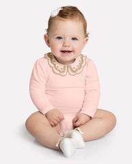 Body Manga Larga Detalle Bordado Milon