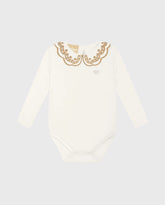 Body Manga Larga Detalle Bordado Milon