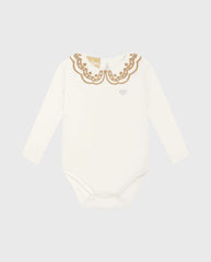 Body Manga Larga Detalle Bordado Milon