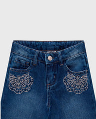 Jeans Vaqueros Denim Claro Nanai Detalle