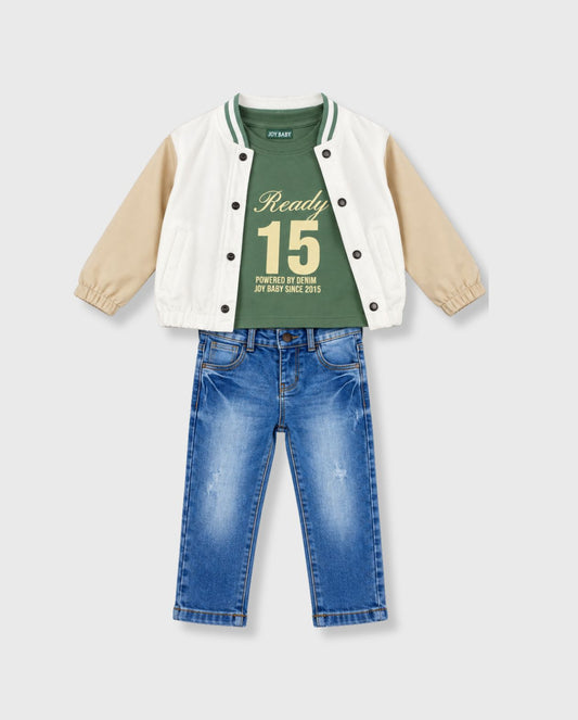 Conjunto 3 Piezas Chaqueta Boy Joy Baby