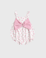 Body Estampado Puntos Moño rosa