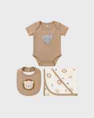 Set Primer Dia Leon Beige Detalle