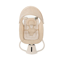 Silla Mecedora Electrónica 3 en 1 Aura Deluxe Bassinet Beige Mastela detalle