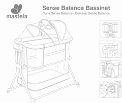 Cuna Colecho Sense Balance Bassinet Beige Mastela indicación