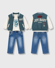 Conjunto 3 Piezas Chaqueta Boy Joy Baby