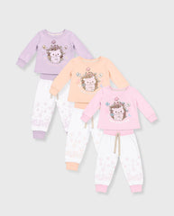 Pijama Manga Larga Erizo Color Surtido Pastel