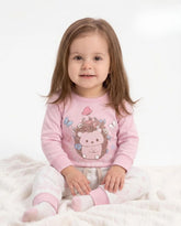 Pijama Manga Larga Erizo Color Surtido Pastel
