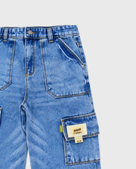 Pantalón Denim Cargo Junior Joy Baby detalle
