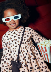 Vestido Animal Print con Bolso Mayoral Modelo Detalle