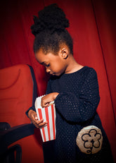 Vestido con Bolso Puntos Navy Modelo Mayoral