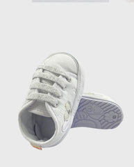 Tenis Corazones Blancos suela