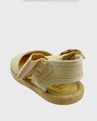 Baletas Valenciana Con Lazo Tokolate detalle