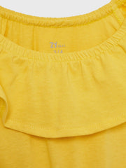 Enterizo Cuello Redondo Amarillo