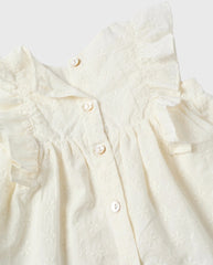 Vestido Con Panty Bordado Blanco Zippy® detalle