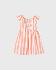 Vestido Bolsillos Rayas Naranja Zippy® diseño