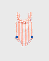 Vestido de Baño Enterizo Rayas Zippy®