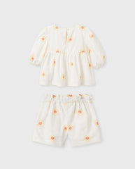 Conjunto ShortMargaritas Blanco Zippy® diseño