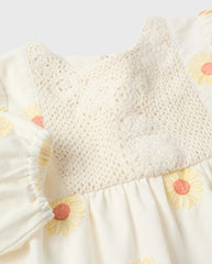 Conjunto ShortMargaritas Blanco Zippy® detalle