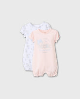 Set 2 Peleles Estampado Minnie Rosa Zippy®