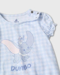 Pelele Cuadros Dumbo Azul Zippy® detalle
