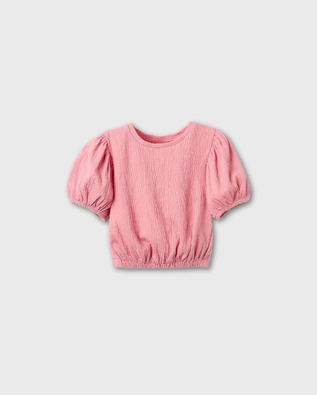 Blusa Bombacha Pliegues Rosa Zippy®