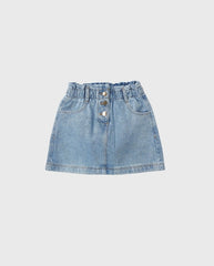 Falda Denim Resorte Botones Zippy®
