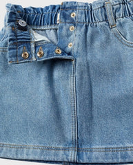 Falda Denim Resorte Botones Zippy® detalle