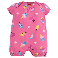 Mameluco Estampado Helados Fucsia diseño