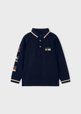 Polo Manga Larga City Azul Oscuro Mayoral