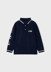 Polo Manga Larga City Azul Oscuro Mayoral