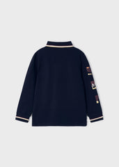 Polo Manga Larga City Azul Oscuro Mayoral Estilo