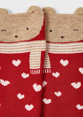 Medias Antideslizantes Oso Rojo Mayoral Detalles