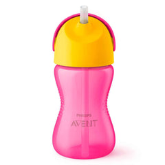 Vaso Pitillo 300ml Rosa Avent Diseño