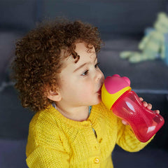 Vaso Pitillo 300ml Rosa Avent Bebé