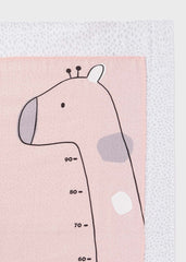 Set 2 Piezas Muselinas Con Medidor Rosa Mayoral Jirafa