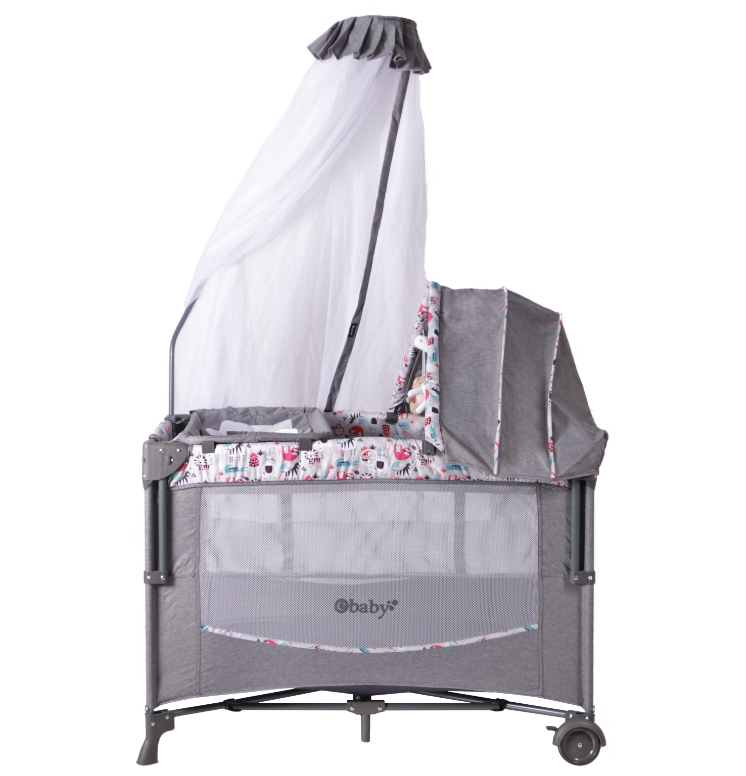 Moisés de bebé 3 en 1 con ruedas, cuna mecedora para bebé, cuna lateral de  cama para bebés, con colchón y mosquiteras, bolsa de viaje, cuna de viaje