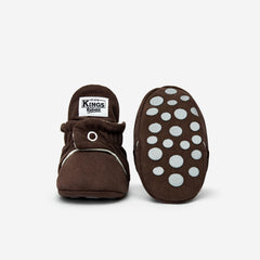 Botas Gamuza Gripper Chocolate Kings & Rebels 12M/18M Antideslizante