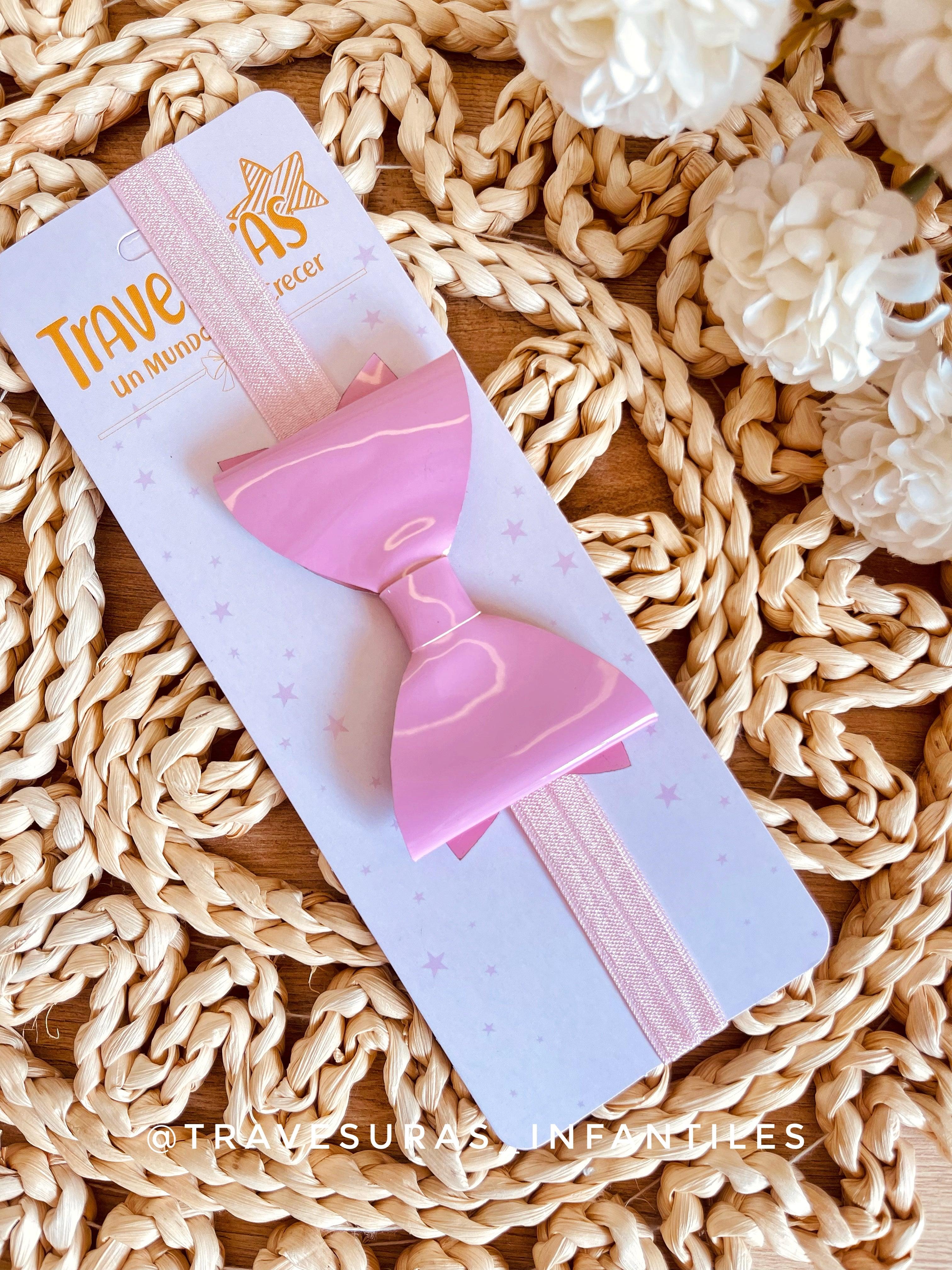 Balaca Cintillo Moño Rosa Jireh