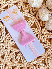 Balaca Cintillo Moño Rosa Jireh