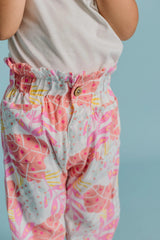 Conjunto 2 Piezas Para Niña Con Pantalón Estampado