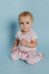 Conjunto 2 Piezas Para Niña Con Pantalón Estampado