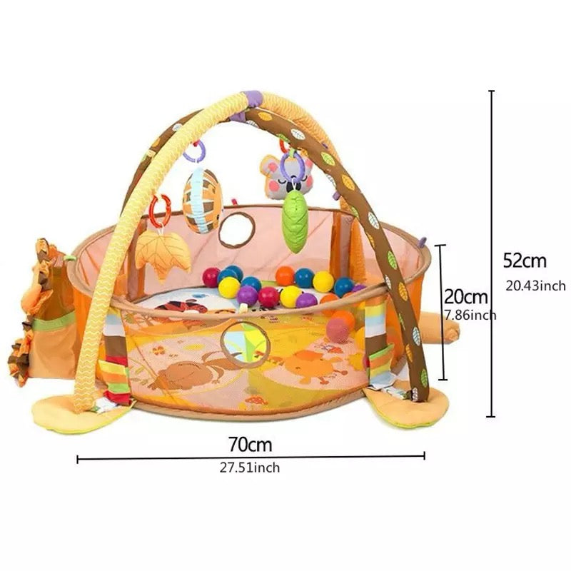 Gimnasio De Pelotas 3 En 1 León Travesuras Infantiles