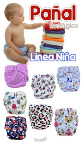 Pañal Ecológico Estampado Surtido Niña