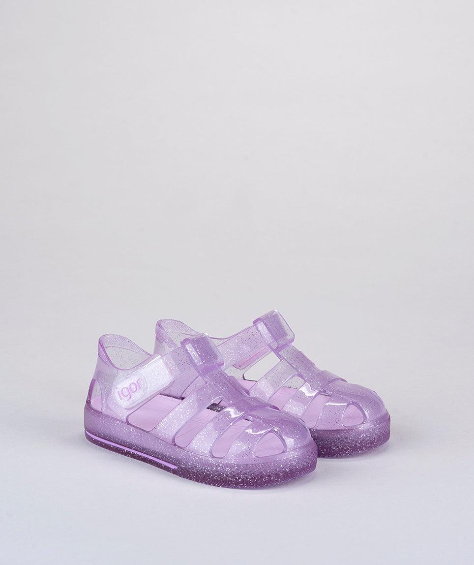 Sandalias Star Glitter Malva Igor