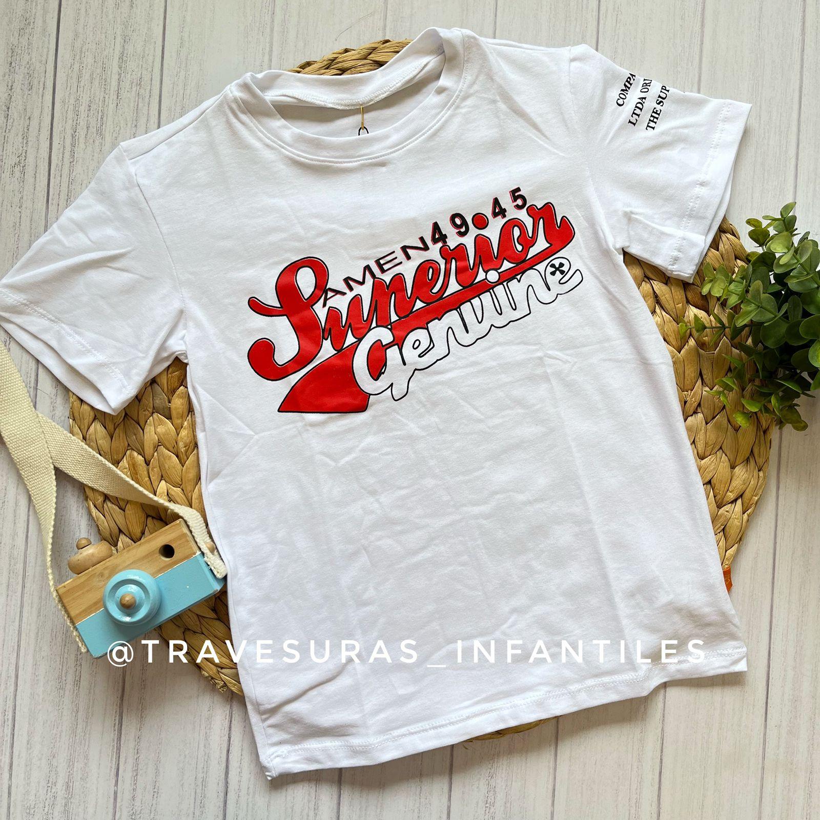 Camiseta Estampada Geniune blanco