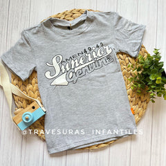 Camiseta Estampada Geniune gris