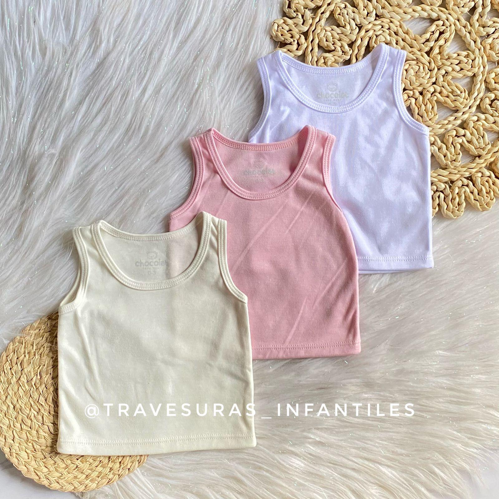 Set 3 Camisillas Esqueleto Niña