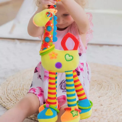 Sonajero Jirafa Con Rascaencías Travesuras Infantiles